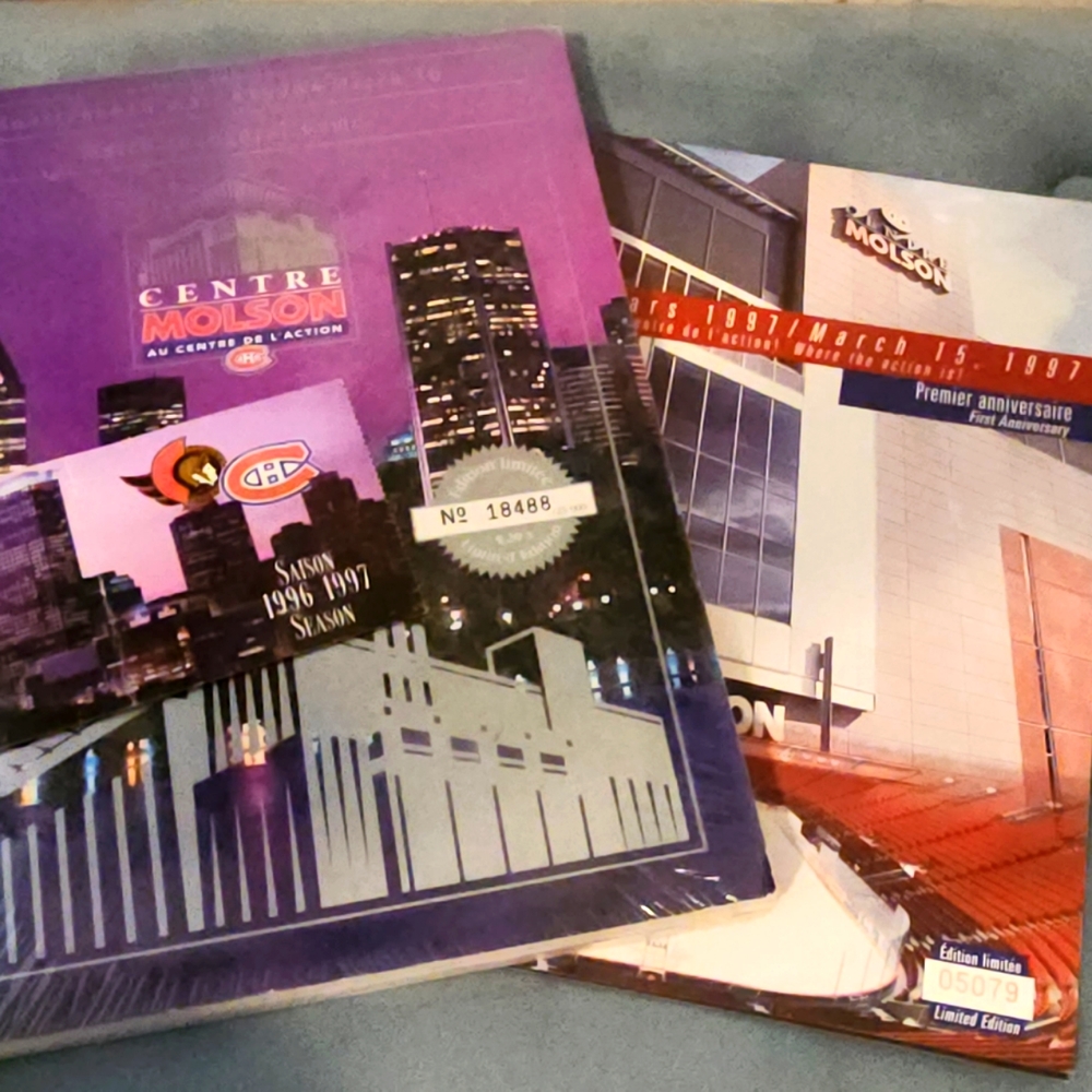 Extremely RARE sealed collector NHL HABS Montreal Canadians Ltd. edition set.
